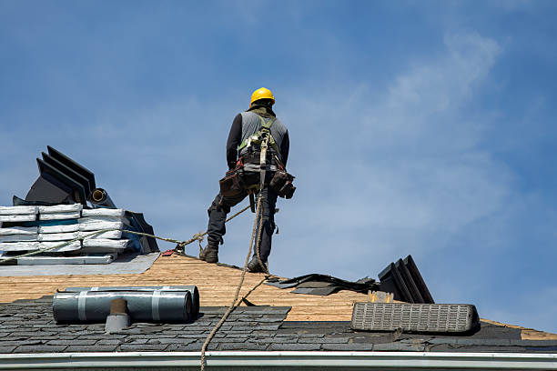Professional Roofing technician working in Warwick, NY
